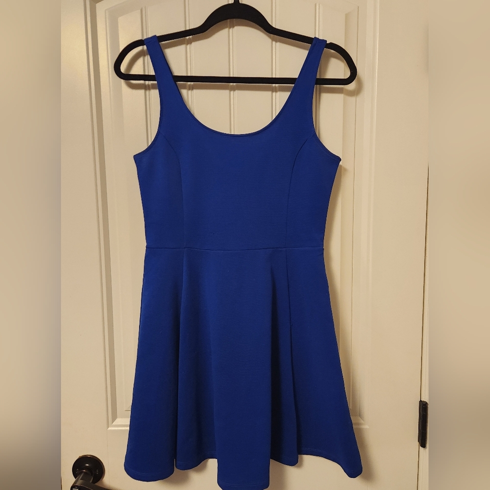 Blue Sleeveless Dress